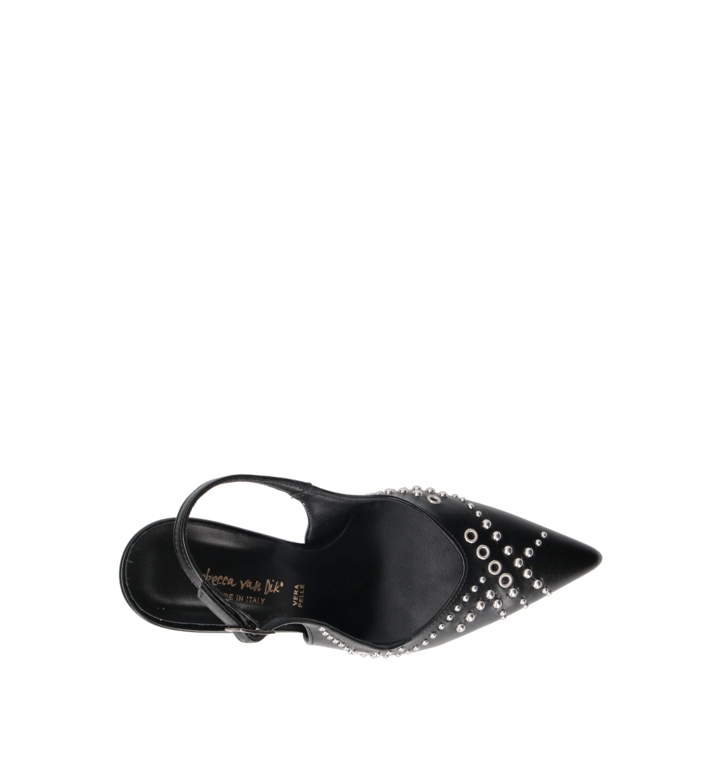 REBECCA VAN DIK Slingback donna nera