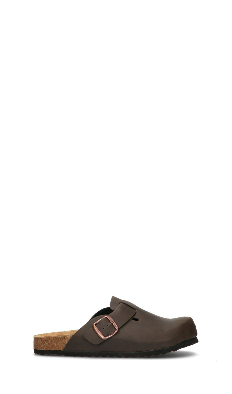 JANE KLAIN Ciabatta uomo marrone in pelle