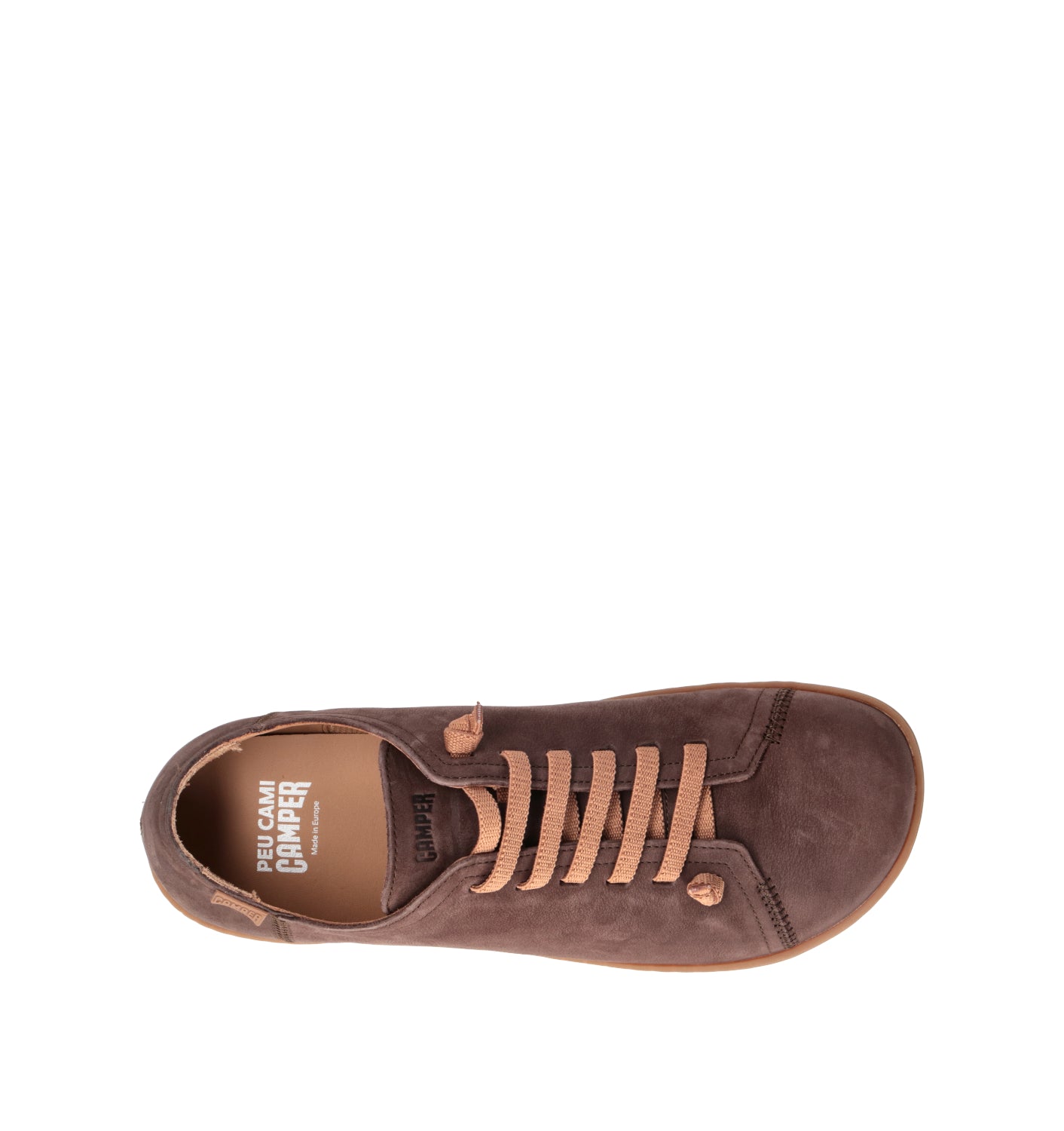 CAMPER Sneaker uomo marrone in suede