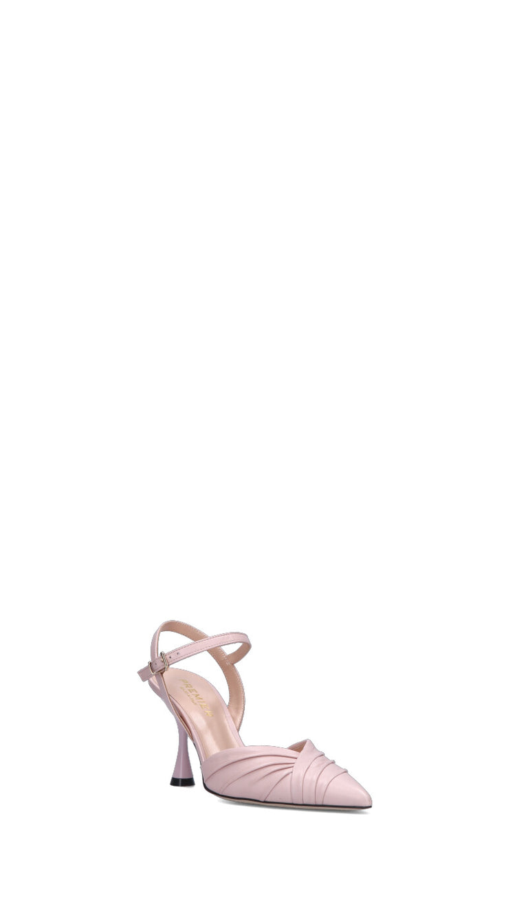 PREMIER Slingback donna rosa in pelle