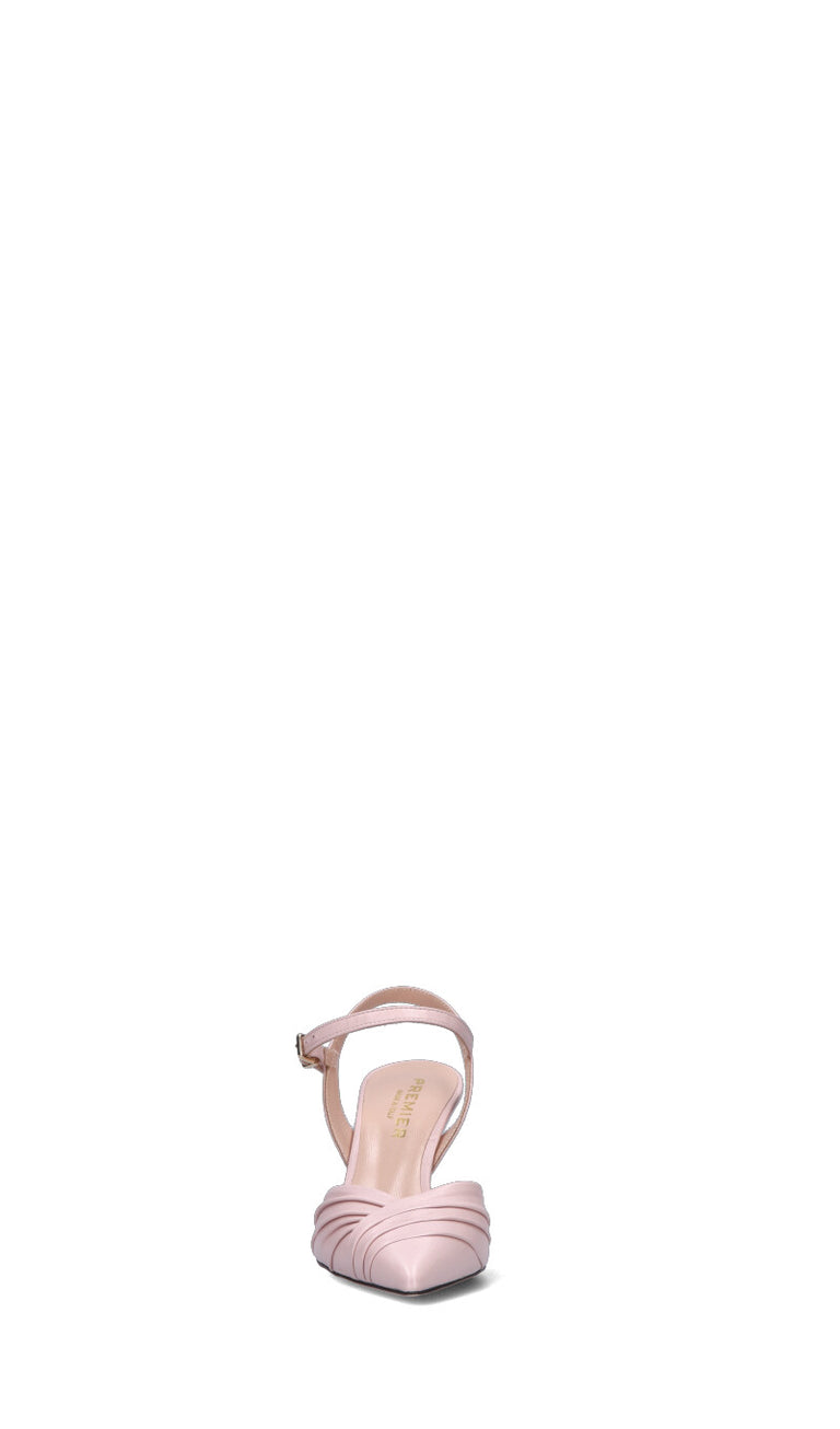 PREMIER Slingback donna rosa in pelle