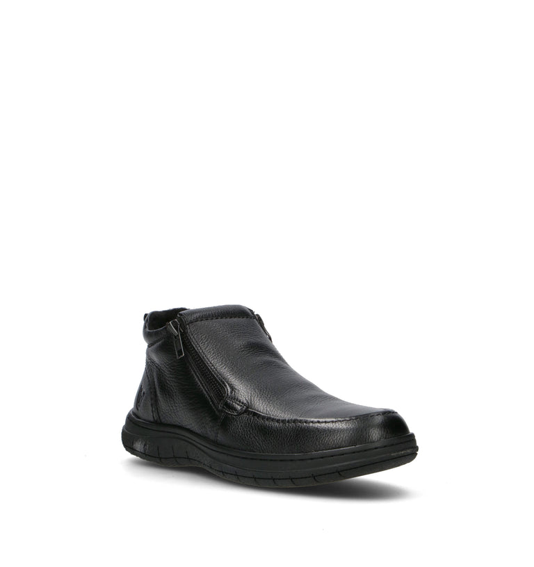 VALLEVERDE Scarpa comfort uomo nera in pelle
