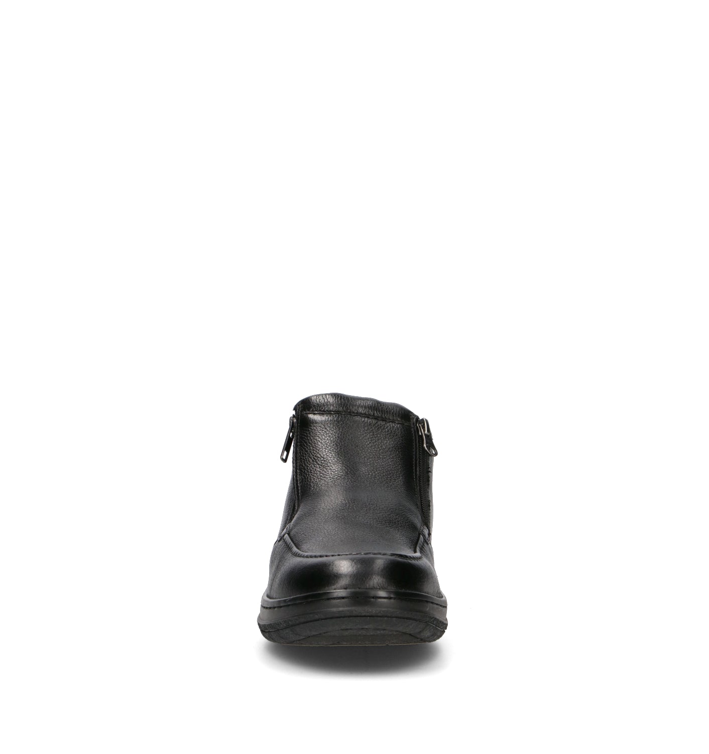 VALLEVERDE Scarpa comfort uomo nera in pelle