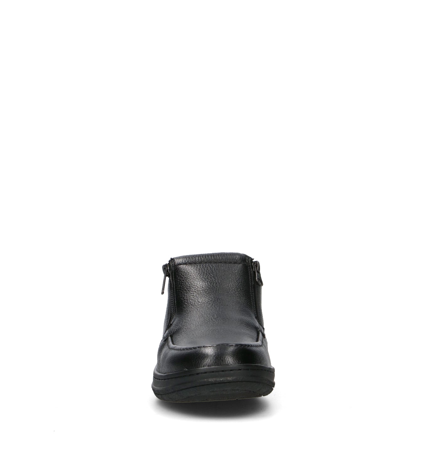 VALLEVERDE Scarpa comfort uomo nera in pelle