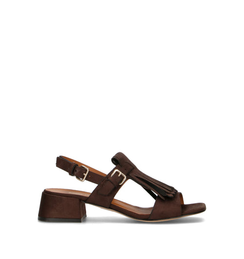 REBECCA VAN DIK Sandalo donna testa di moro