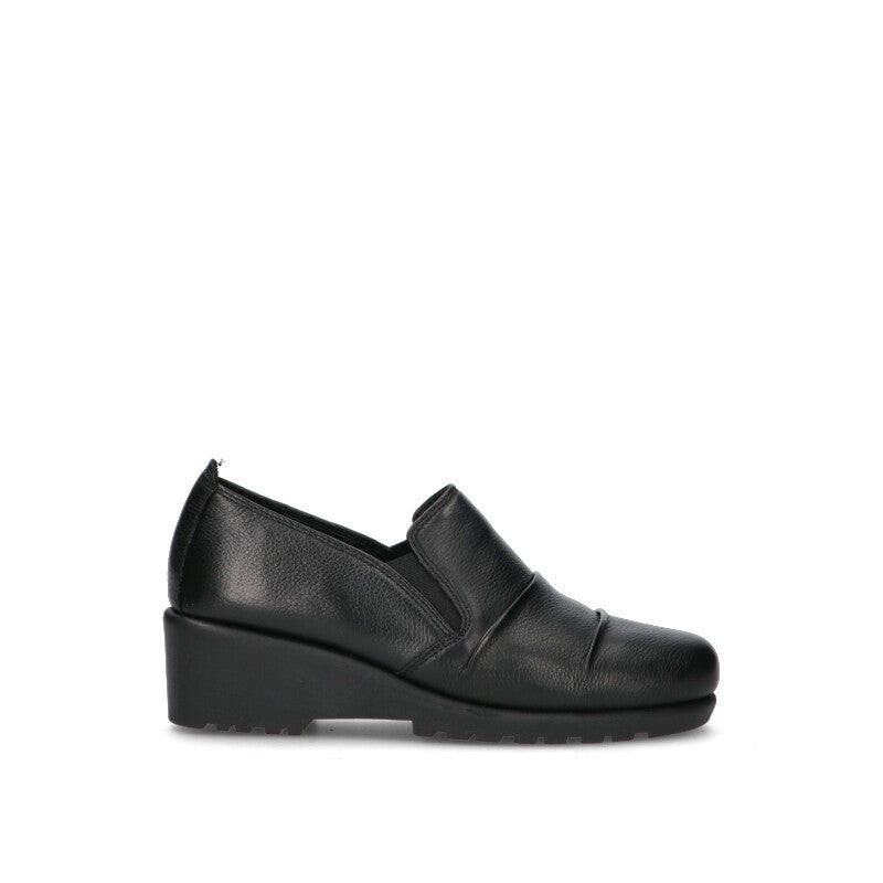 GRAFIA Mocassino donna nero in pelle