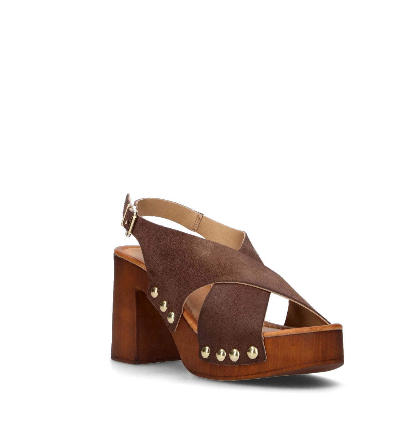 18+ Sandalo donna testa di moro in suede
