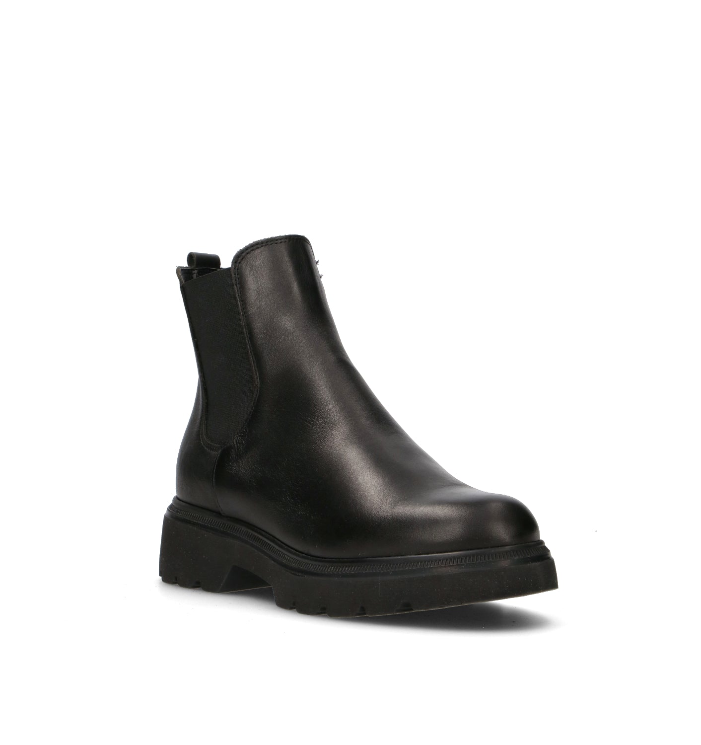 RABARBARO Beatles donna nero in pelle