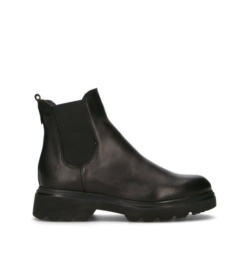 RABARBARO Beatles donna nero in pelle