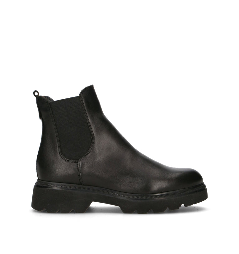 RABARBARO Beatles donna nero in pelle