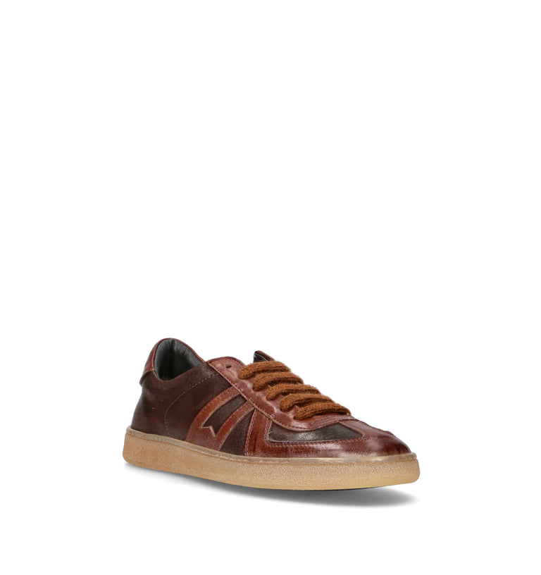 MOMA Sneaker uomo marrone in pelle