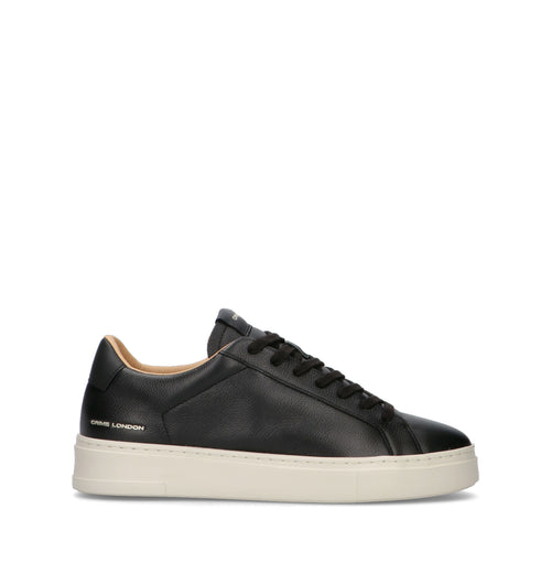 CRIME Sneaker uomo nera in pelle
