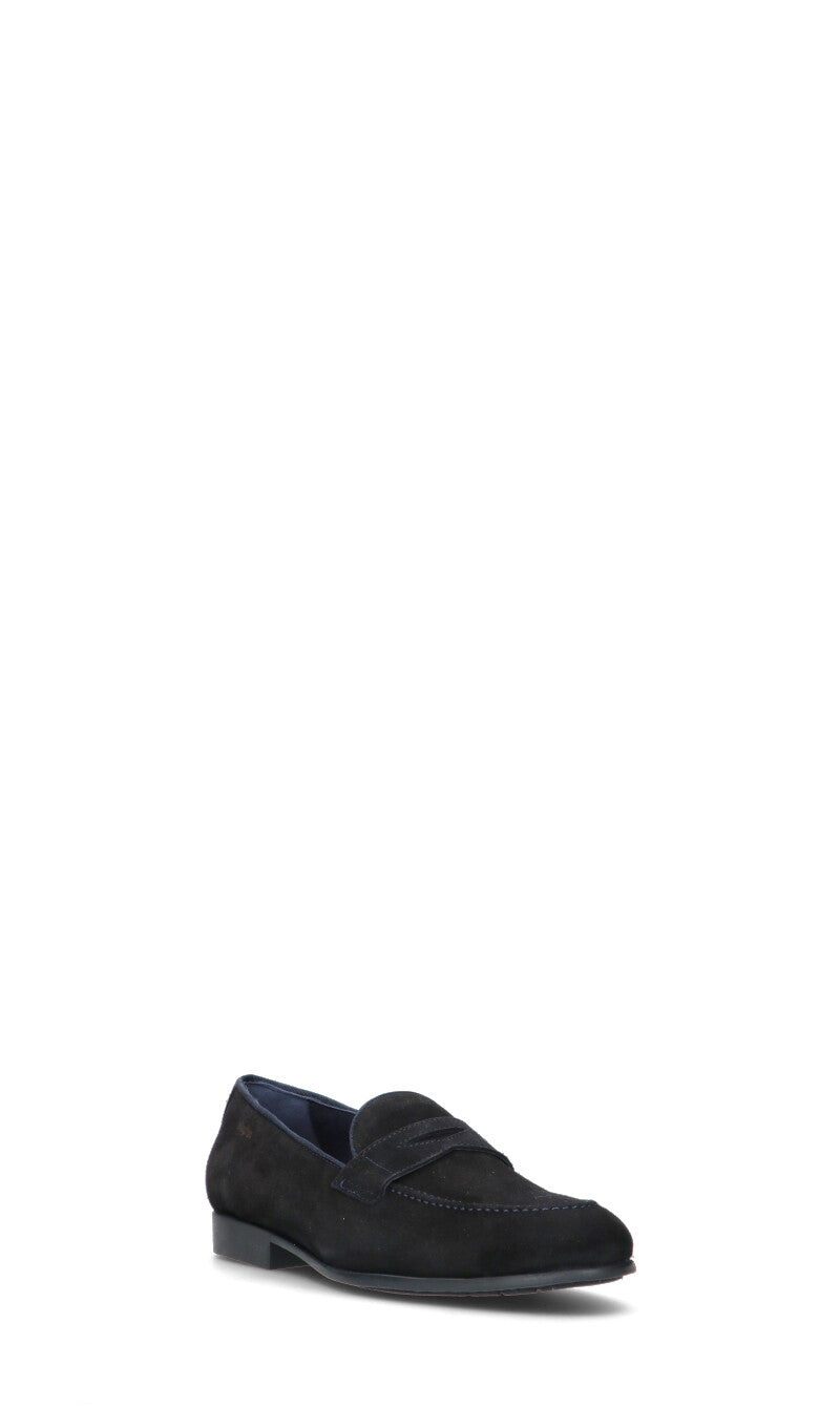 CALLAGHAN Mocassino uomo blu in suede
