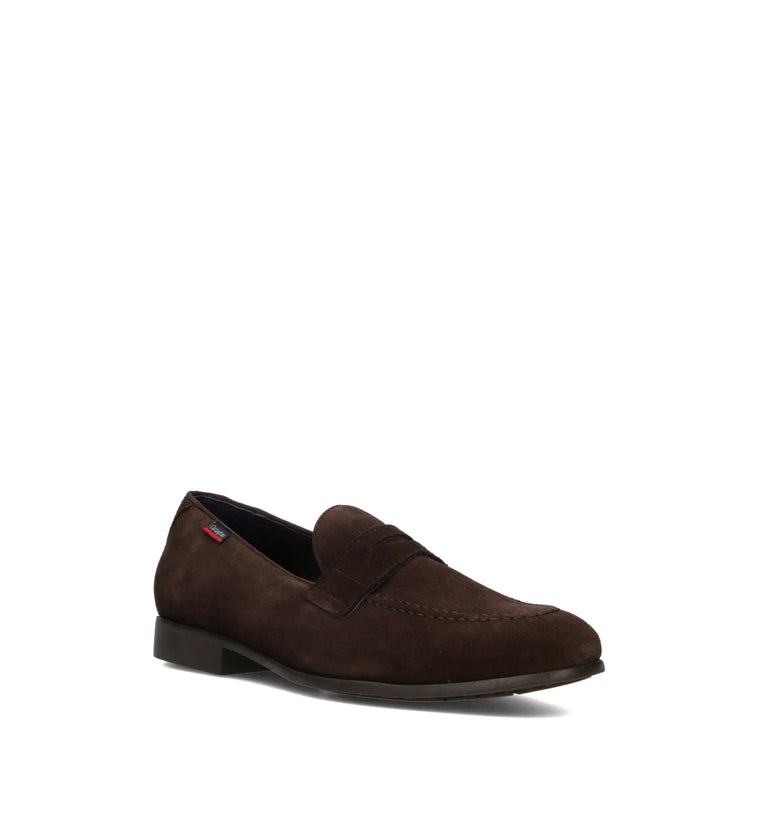 CALLAGHAN Mocassino uomo marrone in suede