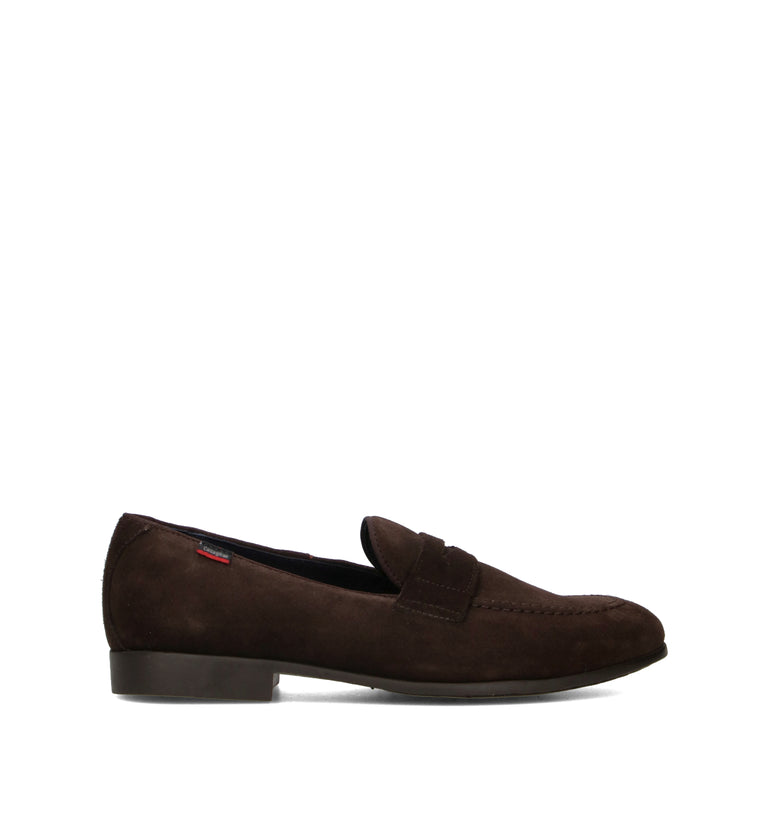 CALLAGHAN Mocassino uomo marrone in suede