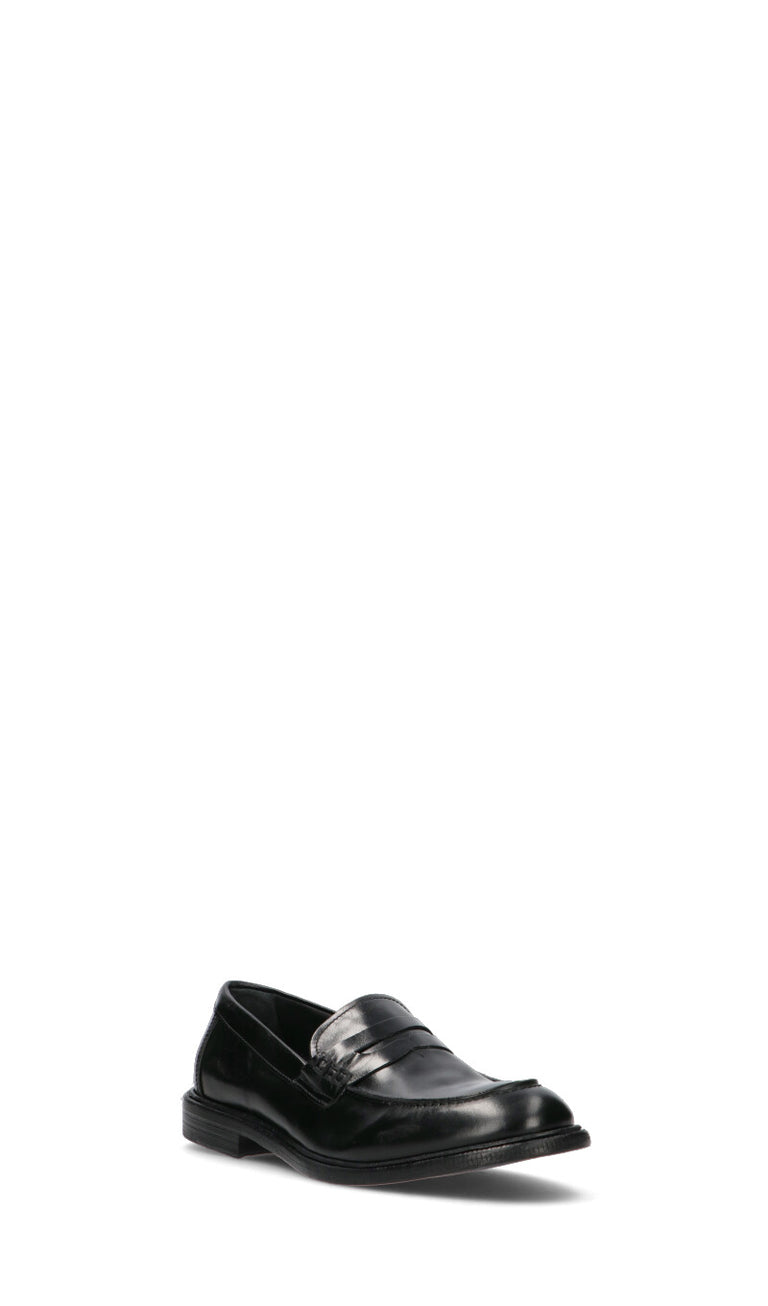 PAWELK'S Mocassino uomo nero in pelle