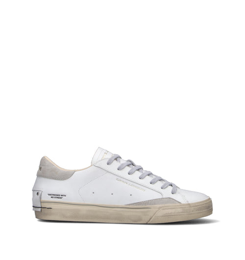 CRIME Sneaker uomo bianca