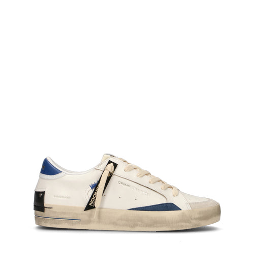 CRIME Sneaker uomo bianca