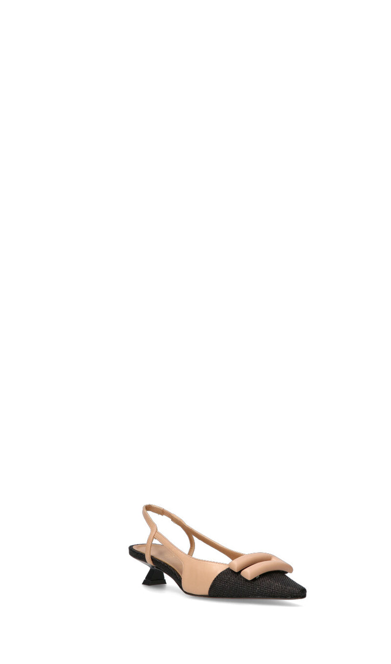 CHANTAL 1962 Slingback donna nera/beige