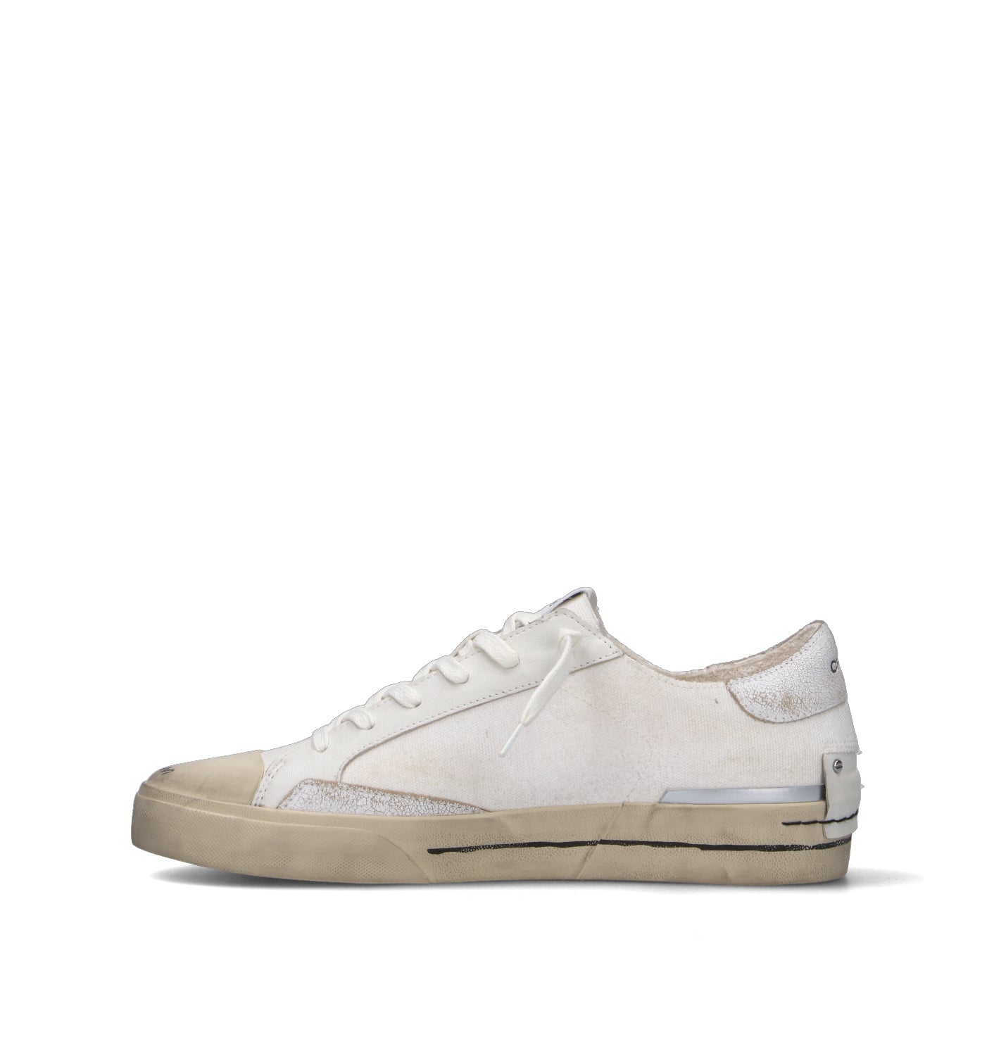 CRIME Sneaker uomo bianca