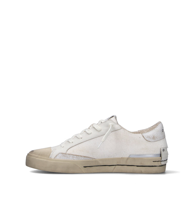 CRIME Sneaker uomo bianca