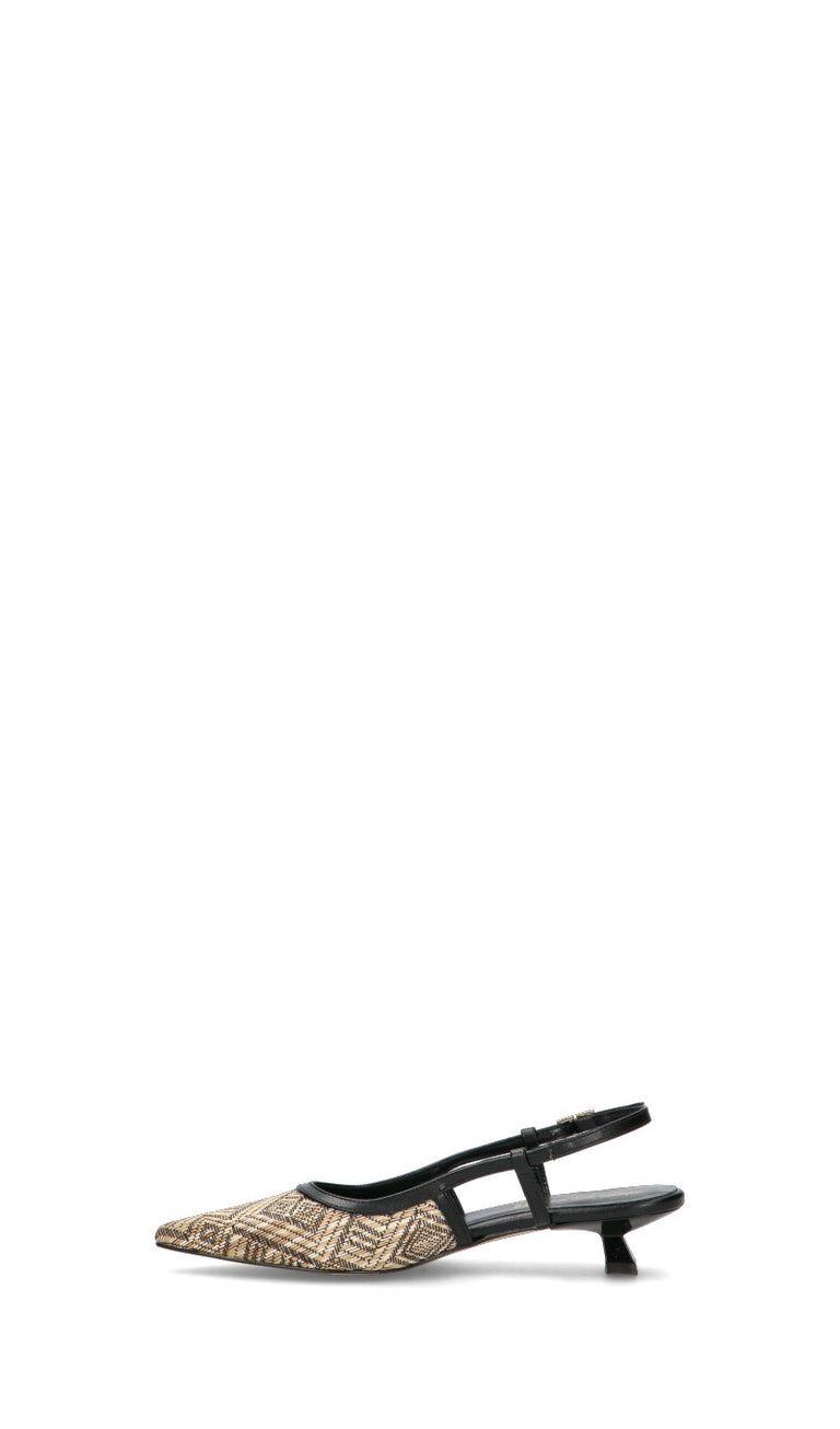 REBECCA VAN DIK Slingback donna nera