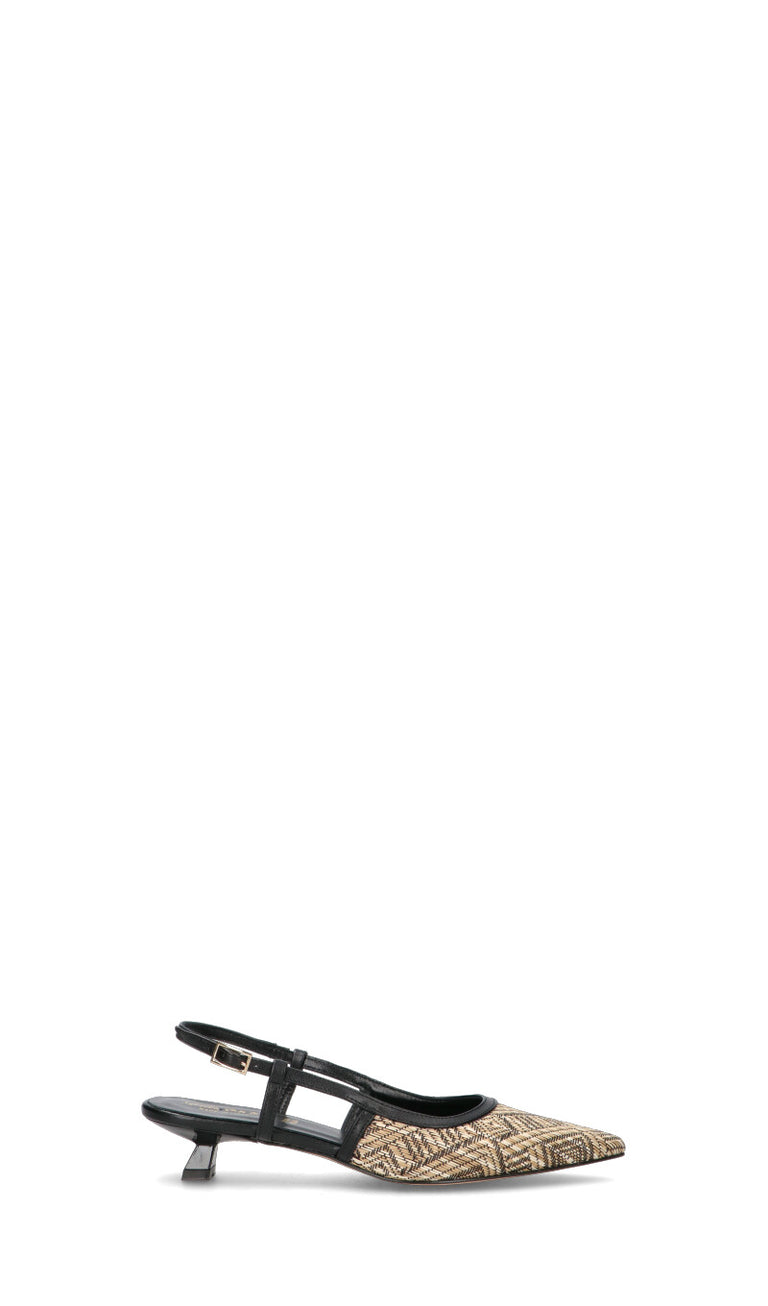 REBECCA VAN DIK Slingback donna nera