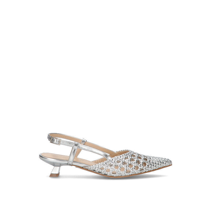 REBECCA VAN DIK Decollete donna argento