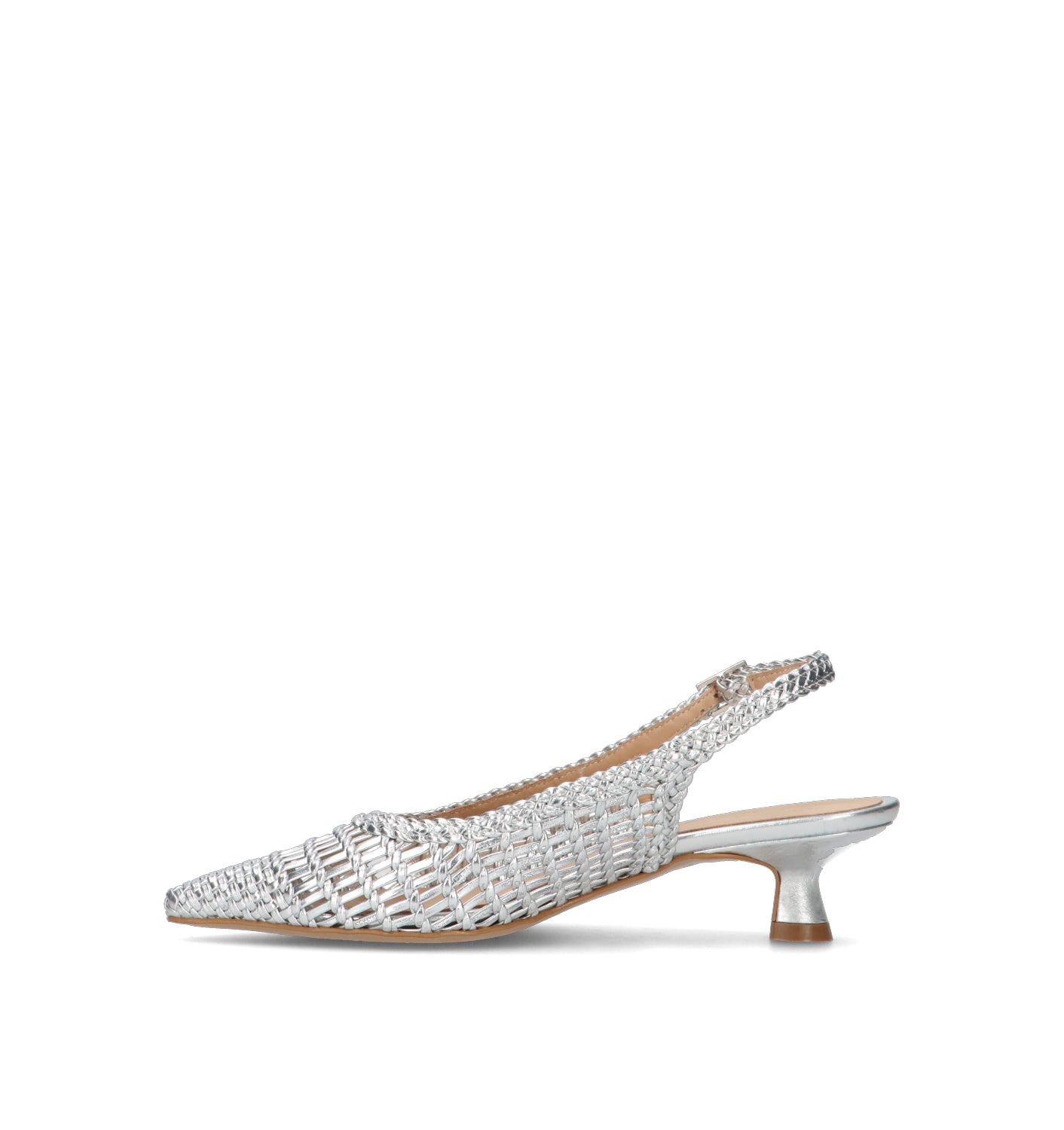 REBECCA VAN DIK Slingback donna argento
