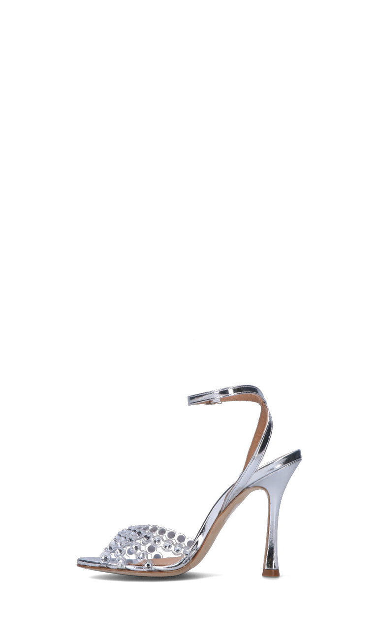 CHANTAL 1962 Sandalo donna argento in pelle