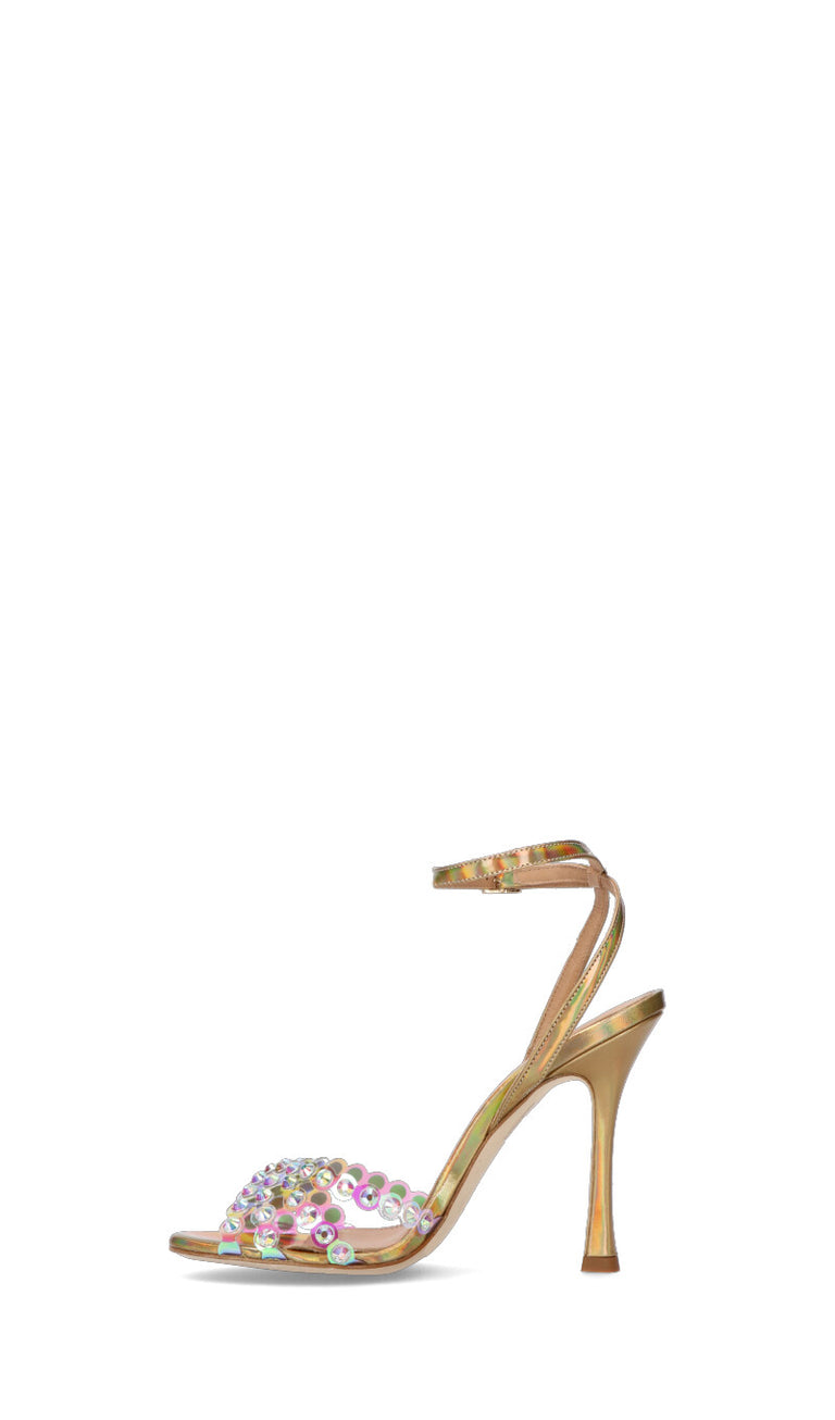 CHANTAL 1962 Sandalo donna oro in pelle