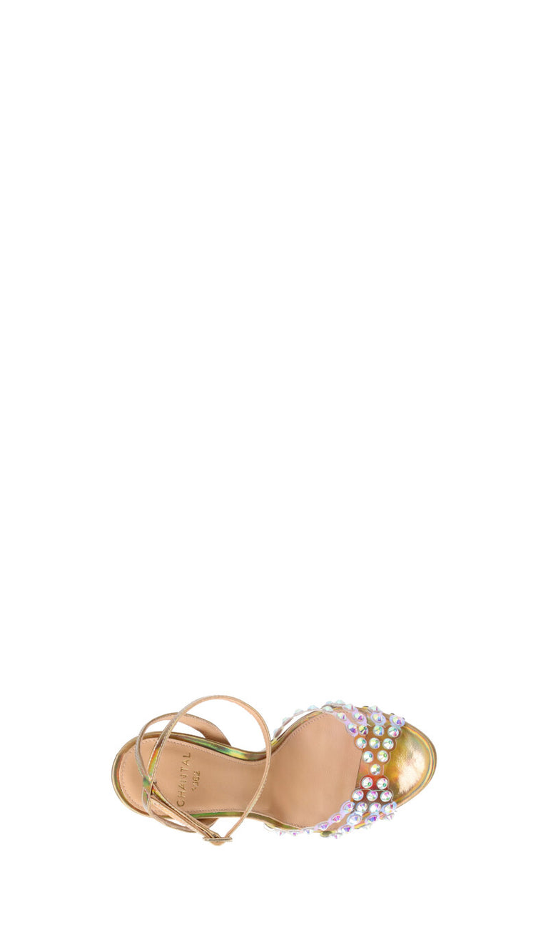 CHANTAL 1962 Sandalo donna oro in pelle