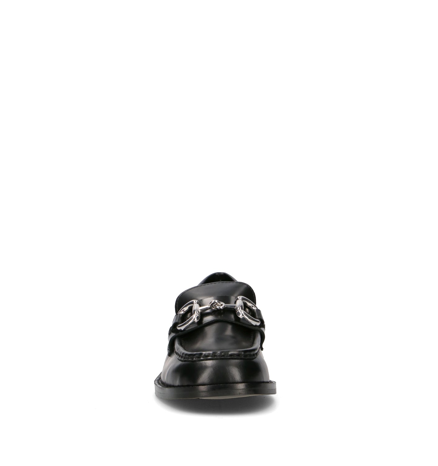 HADEL Mocassino donna nero in pelle