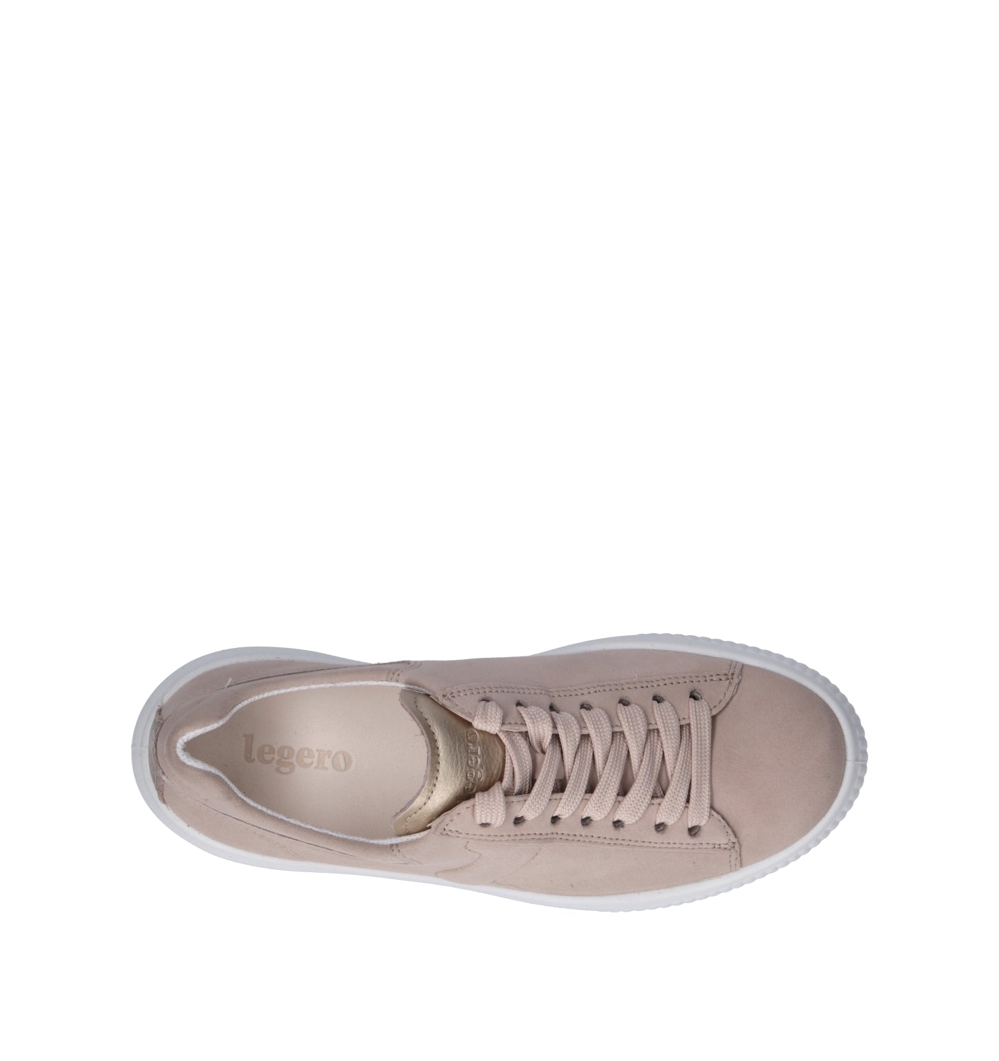 LEGERO Sneaker donna beige in suede