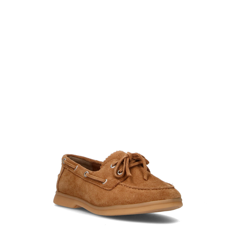 MARCO TOZZI Scarpa barca donna marrone in suede