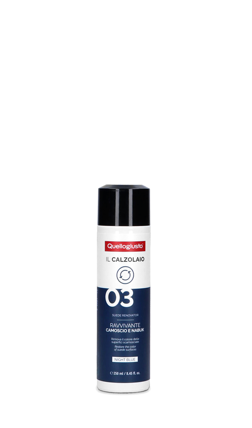 IL CALZOLAIO - RAVVIVANTE CAMOSCIO E NABUK colore night blue