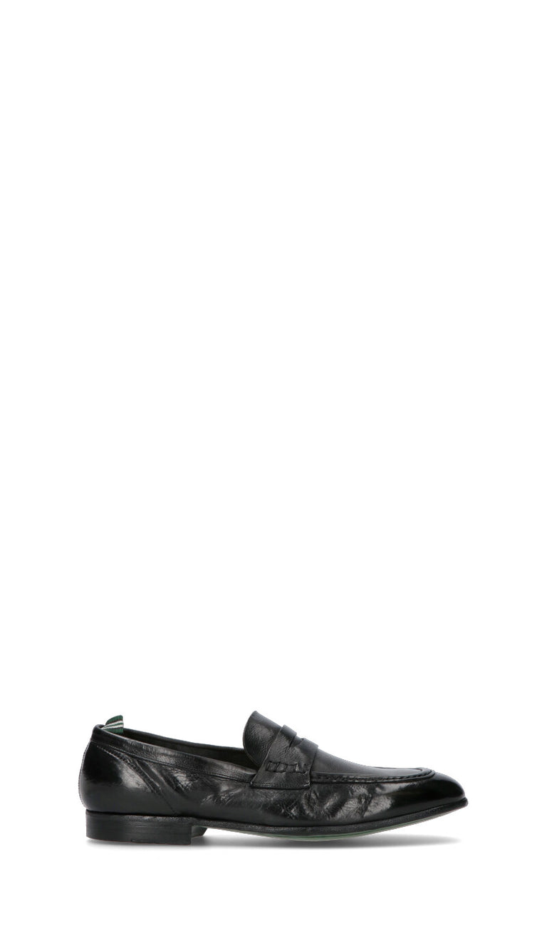 GREEN GEORGE Mocassino uomo nero in pelle