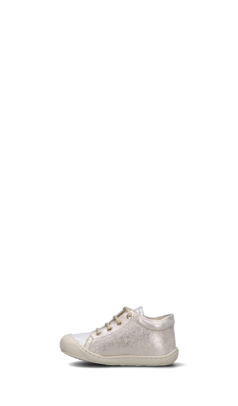 NATURINO Sneaker bimba argento in pelle