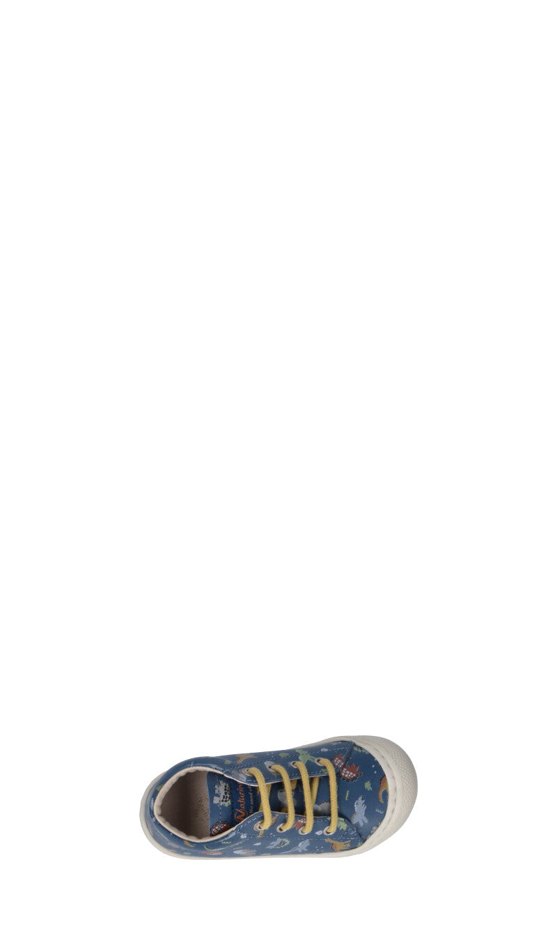 NATURINO Sneaker bimbo azzurra in pelle