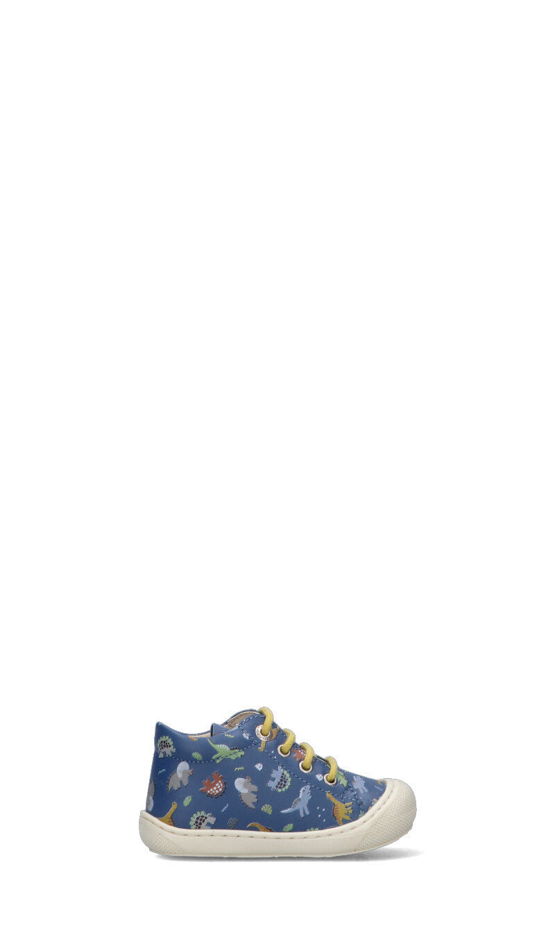 NATURINO Sneaker bimbo azzurra in pelle