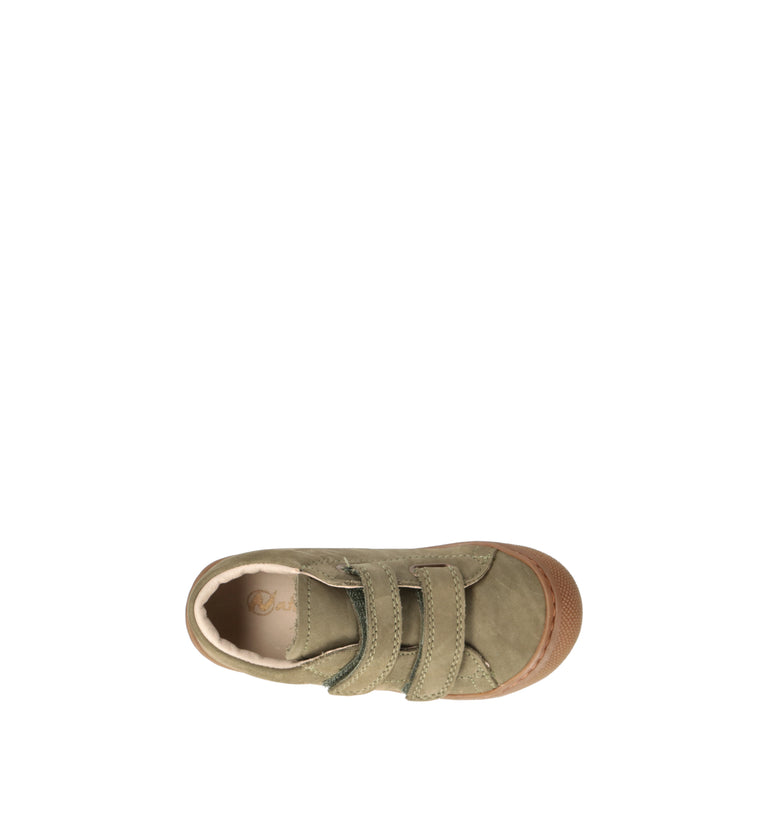 NATURINO Sneaker bimbo verde in nabuk