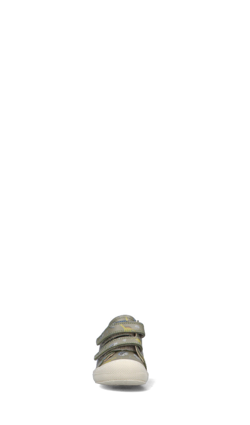 NATURINO Sneaker bimbo militare in pelle