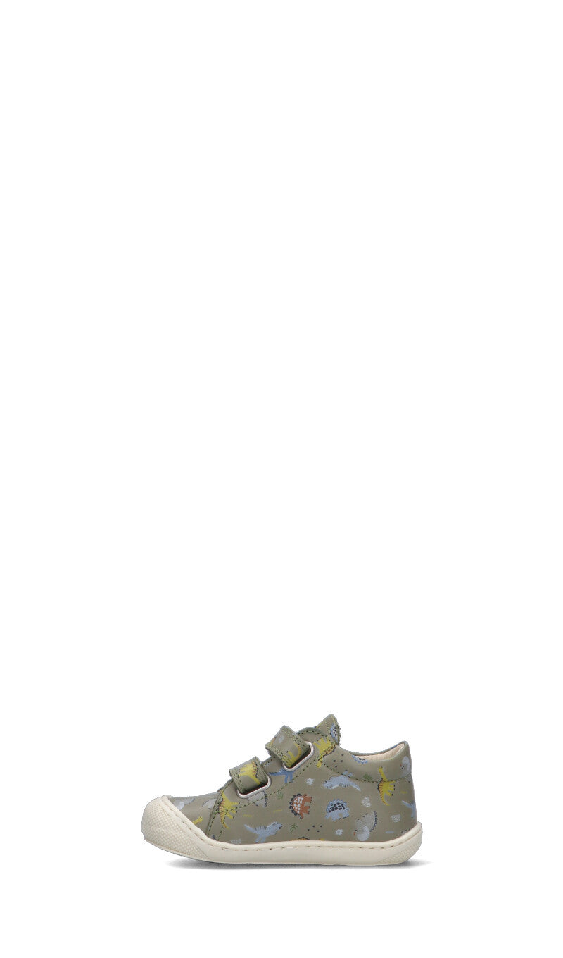 NATURINO Sneaker bimbo militare in pelle