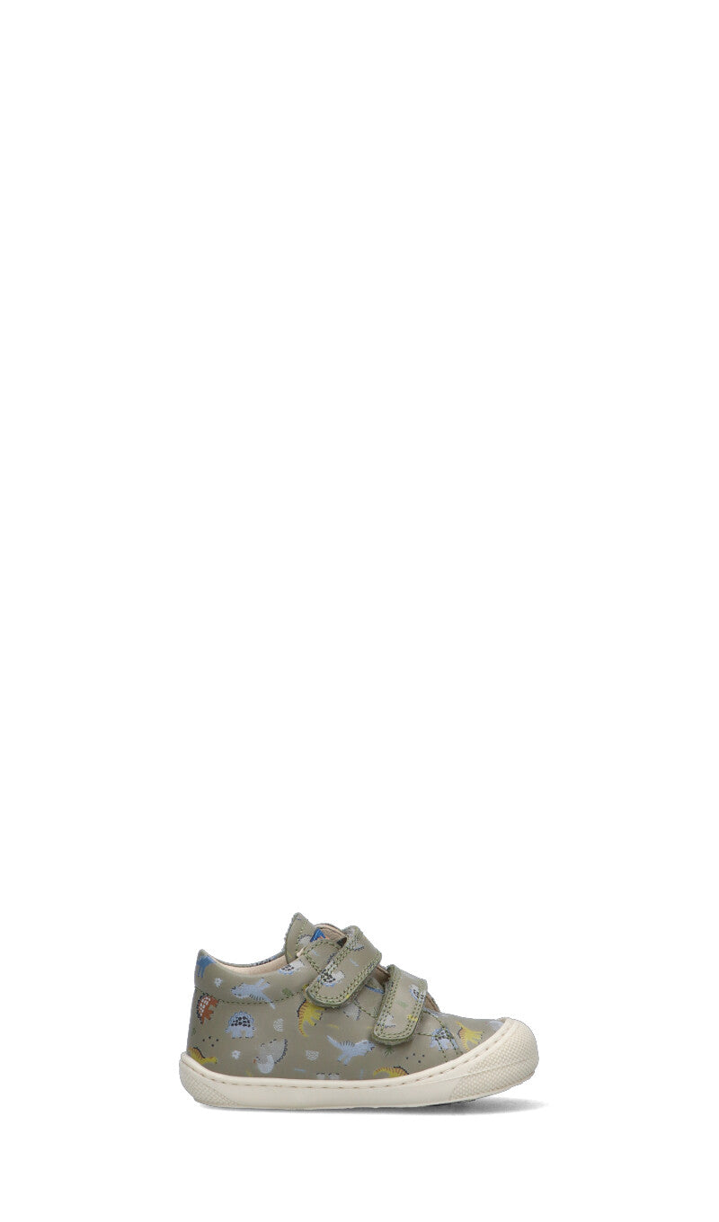 NATURINO Sneaker bimbo militare in pelle