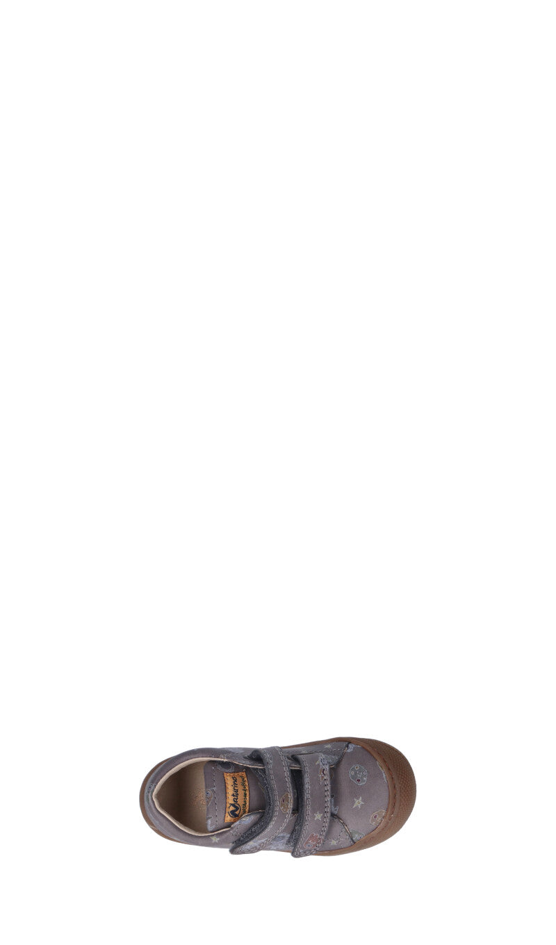 NATURINO Sneaker bimba grigia in pelle