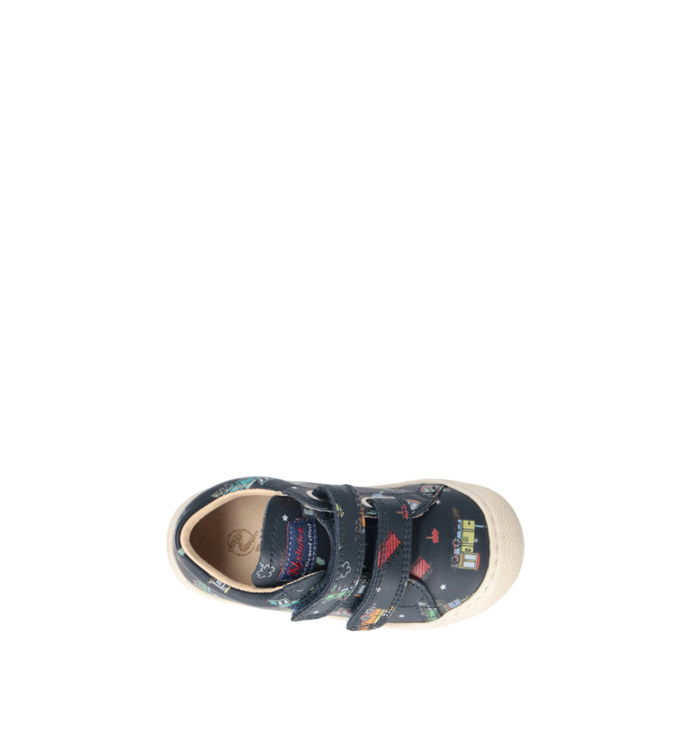NATURINO Sneaker bimbo blu in pelle