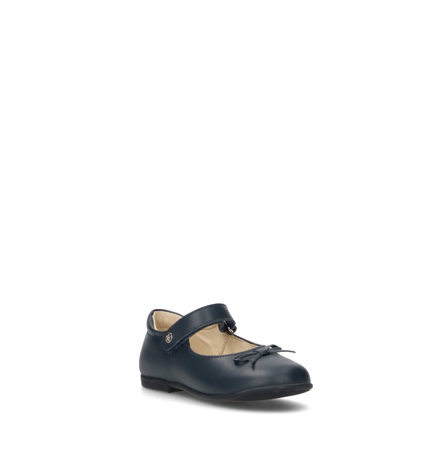 NATURINO Ballerina bimba blu in pelle