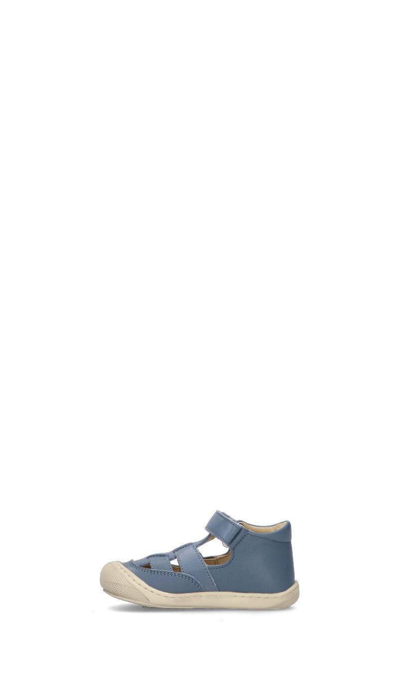 NATURINO Sneaker bimbo azzurra in pelle