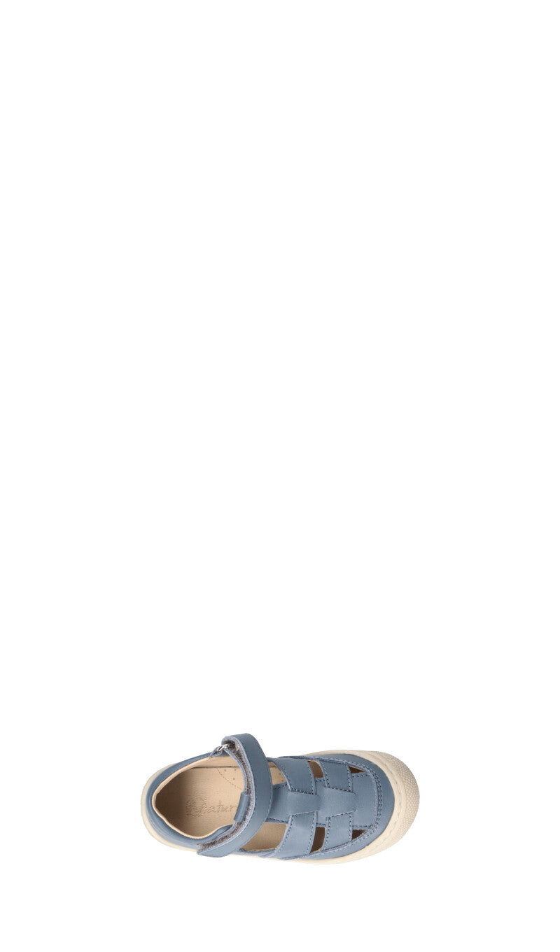 NATURINO Sneaker bimbo azzurra in pelle