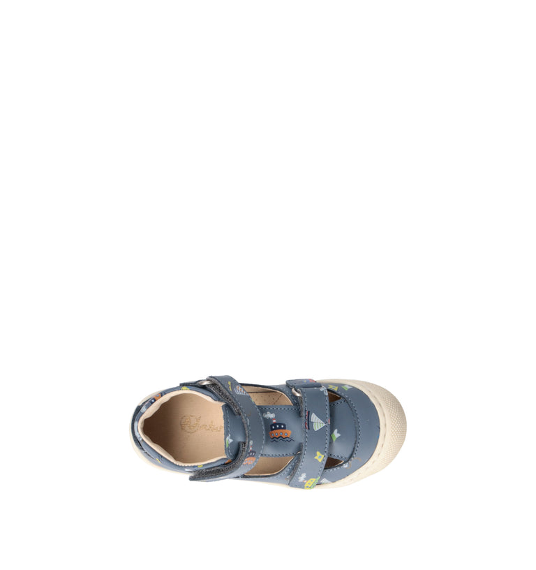 NATURINO Sandalo bimbo blu in pelle